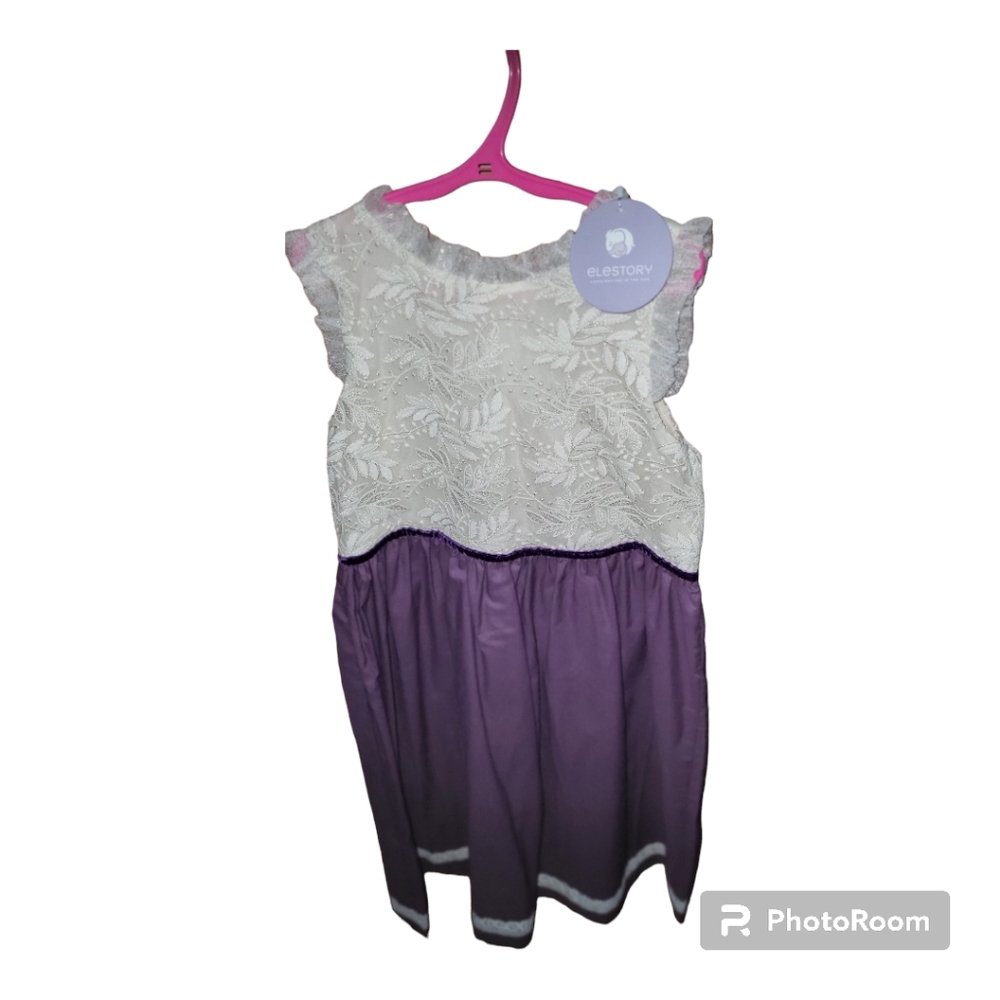 BNWT girls size 10/12 EleStory holiday dress .